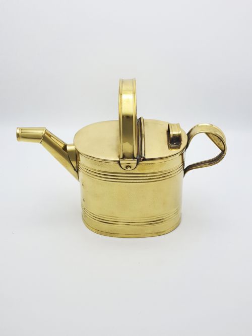LOVELY ANTIQUE VICTORIAN BRASS WATERING CAN CIRCA 1890 - ADDITIONAL PHOTO 1