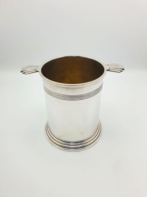 fig 1. Superb Art Deco Silver Plate Ice Bucket – circa 1925