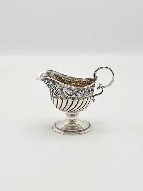 Lovely Small Antique Sterling Silver Cream Jug - 1891