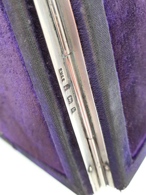 fig 1. Gorgeous Antique Edwardian Silver Double Photo Frame - 1901