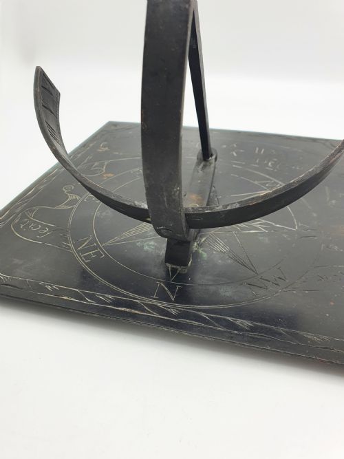 UNUSUAL ANTIQUE VICTORIAN BRASS ARMILLARY SUNDIAL CIRCA 1880 - ADDITIONAL PHOTO 7