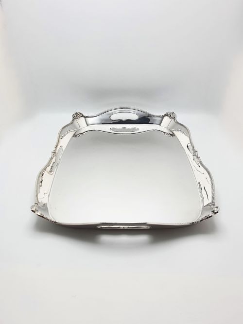 STUNNING ANTIQUE EDWARDIAN SILVERPLATED TRAY BY MAPPIN WEBB CIRCA 1905 - ADDITIONAL PHOTO 4