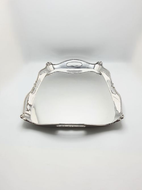 STUNNING ANTIQUE EDWARDIAN SILVERPLATED TRAY BY MAPPIN WEBB CIRCA 1905 - ADDITIONAL PHOTO 6
