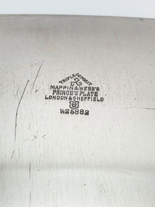 STUNNING ANTIQUE EDWARDIAN SILVERPLATED TRAY BY MAPPIN WEBB CIRCA 1905 - ADDITIONAL PHOTO 8