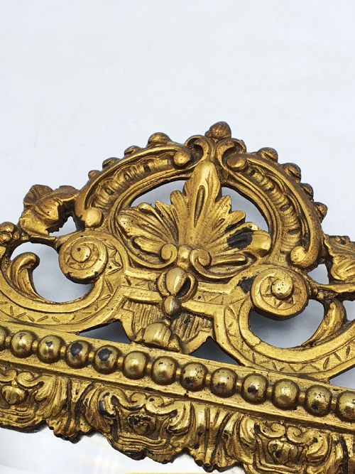 fig 2. Pair of French Grand Tour Gilt Bronze Wall Mirrors with Mythological Masks – circa 1870