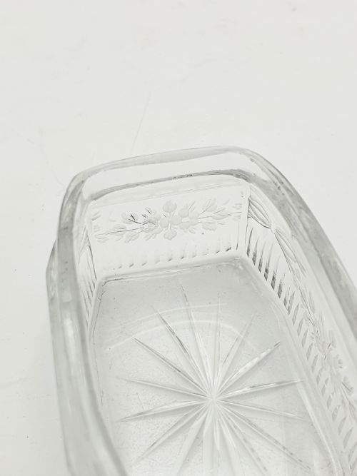 ART DECO STERLING SILVER GUILLOCH ENAMEL AND ETCHED GLASS JAR LONDON 1929 - ADDITIONAL PHOTO 12