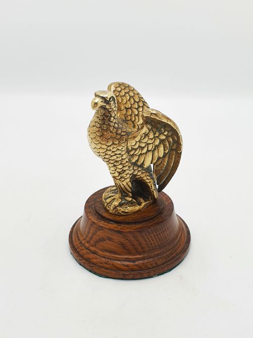 NICE ANTIQUE BRASS EAGLE DESK PAPERWEIGHT CIRCA 1900 - ADDITIONAL PHOTO 2