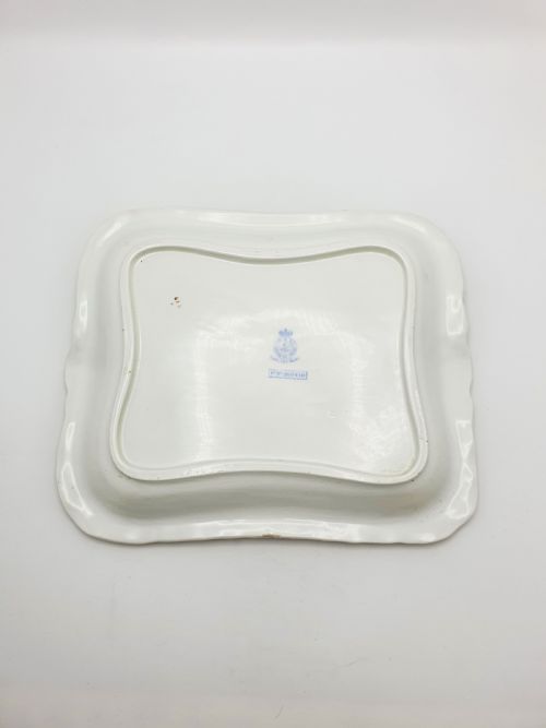 LOVELY ANTIQUE CARLTON WARE FLORAL GILT RECTANGULAR SERVING TRAY 1896 - ADDITIONAL PHOTO 6