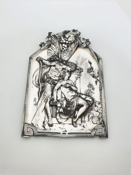 Stunning Art Nouveau Wmf Silver Plated Wall Plaque – Circa 1900