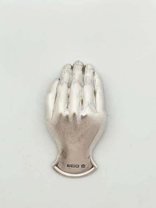 Unusual Antique George V Novelty Sterling Silver Tea Caddy Spoon - 1922