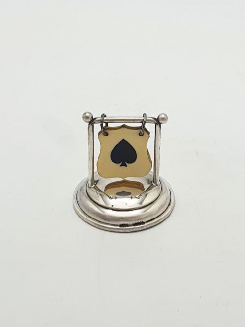Nice Antique Sterling Silver Trump Marker – Chester, 1921