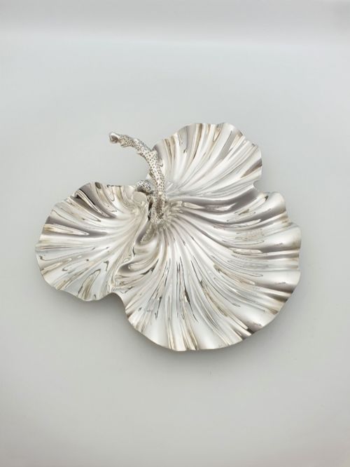 ANTIQUE VICTORIAN SILVER PLATED SHELL DISH WITH STYLISED CORAL HANDLE CIRCA 1880 - ADDITIONAL PHOTO 7
