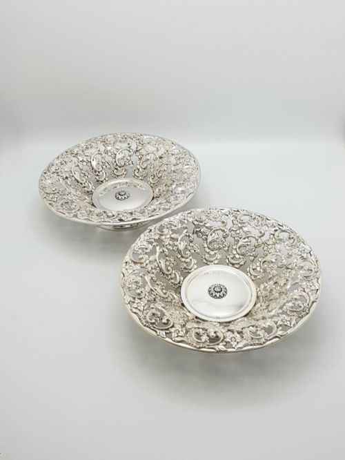 A Stunning Pair of Victorian Decorative Dishes - Circa 1890