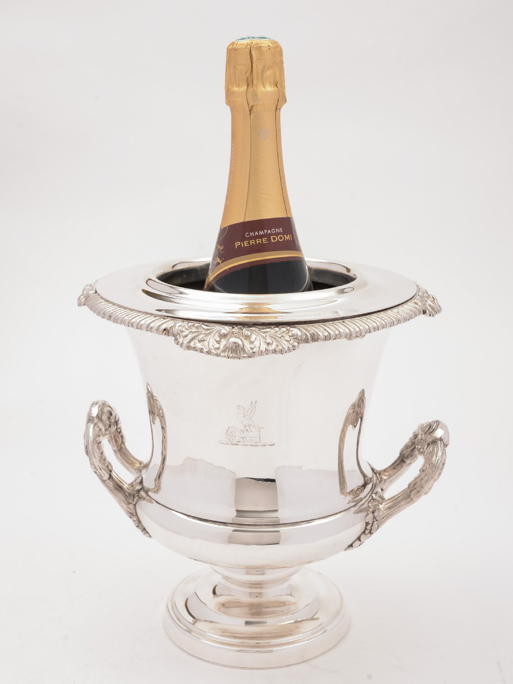 Georgian Silver Plated Wine Cooler, Circa 1810 View II