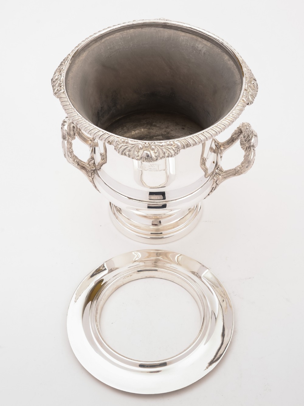 Georgian Silver Plated Wine Cooler, Circa 1810 View III
