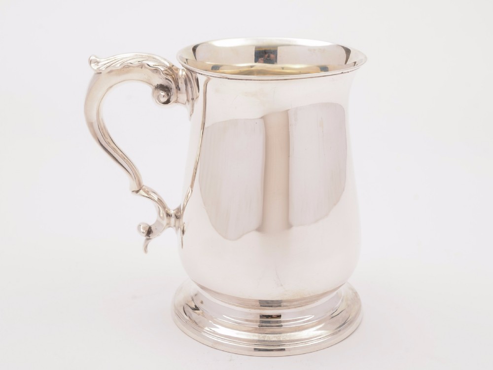 Edwardian Silver Tankard, London 1902
