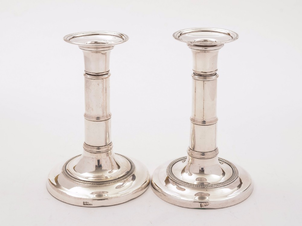 Pair of Victorian Telescopic Candlesticks, Circa 1840