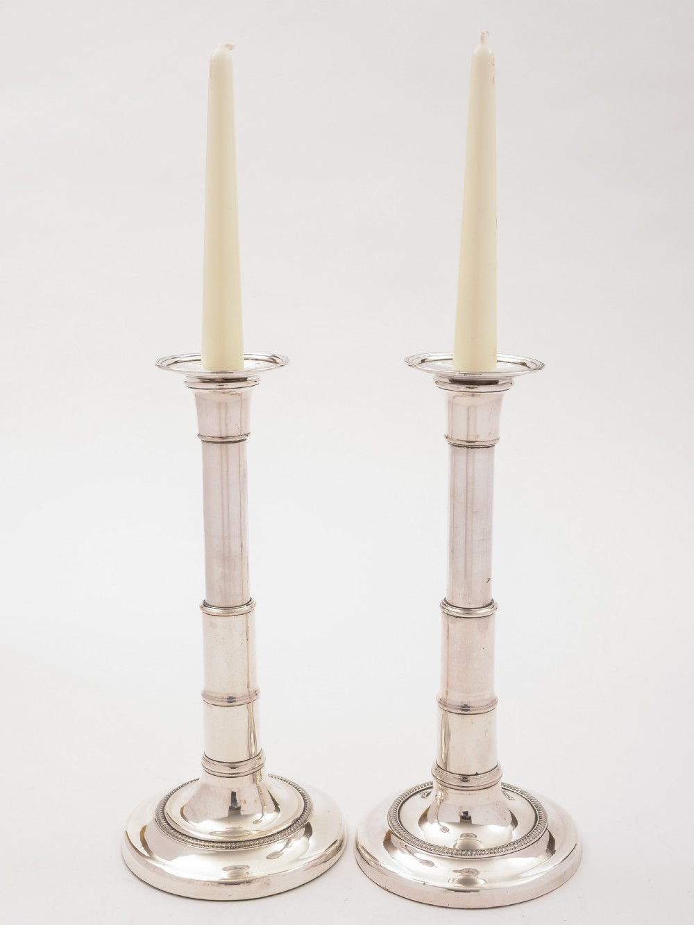 Pair of Victorian Telescopic Candlesticks, Circa 1840 View II