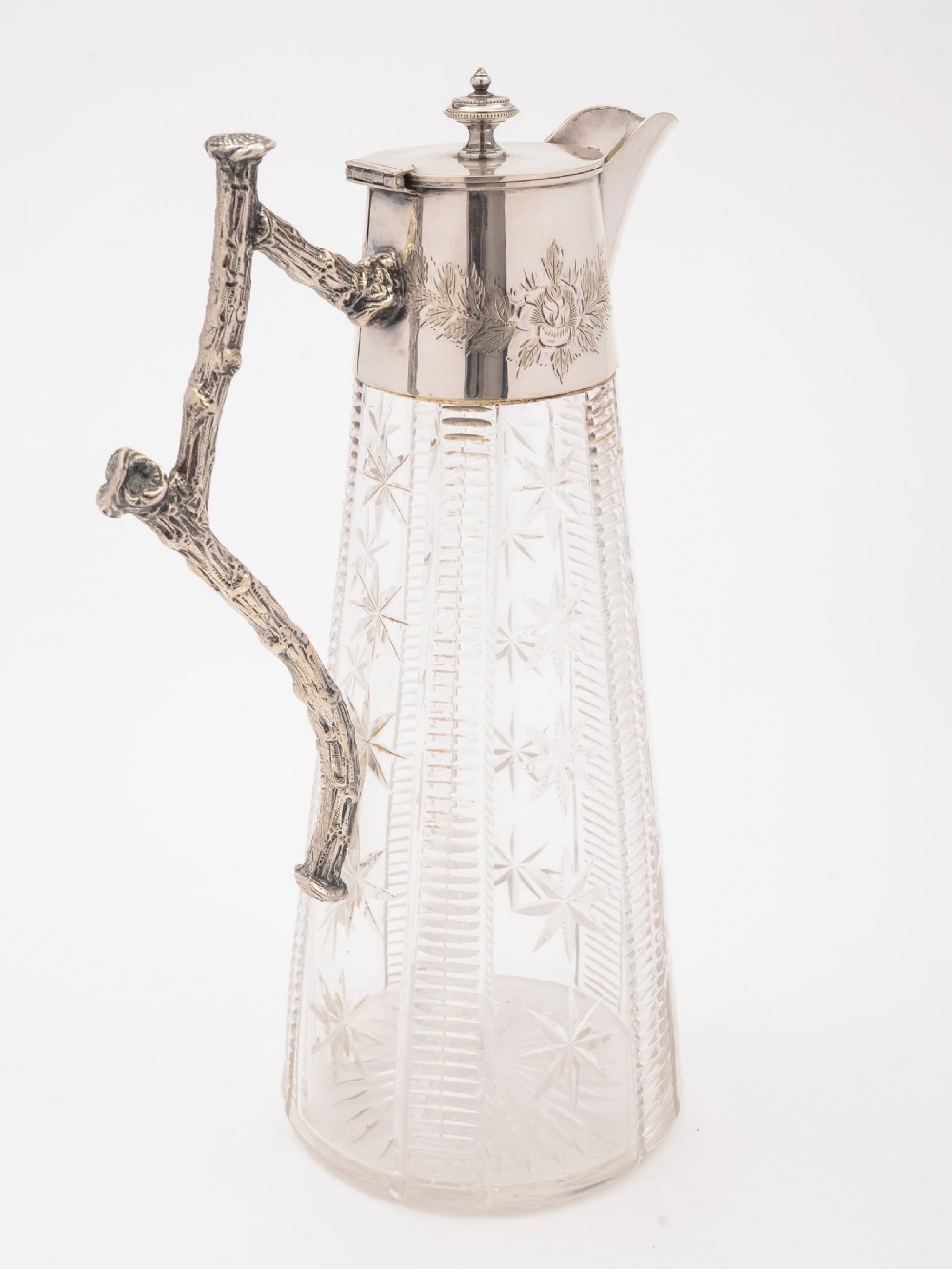Victorian Cut Glass Claret Jug, Circa 1890 View III