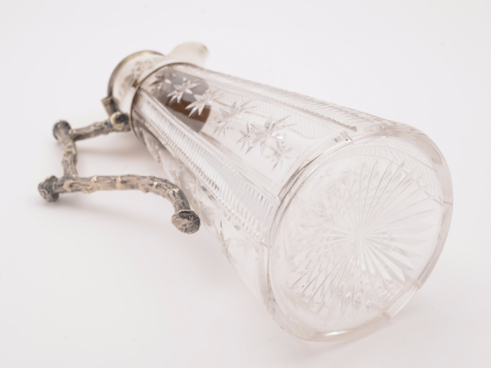 Victorian Cut Glass Claret Jug, Circa 1890 View V