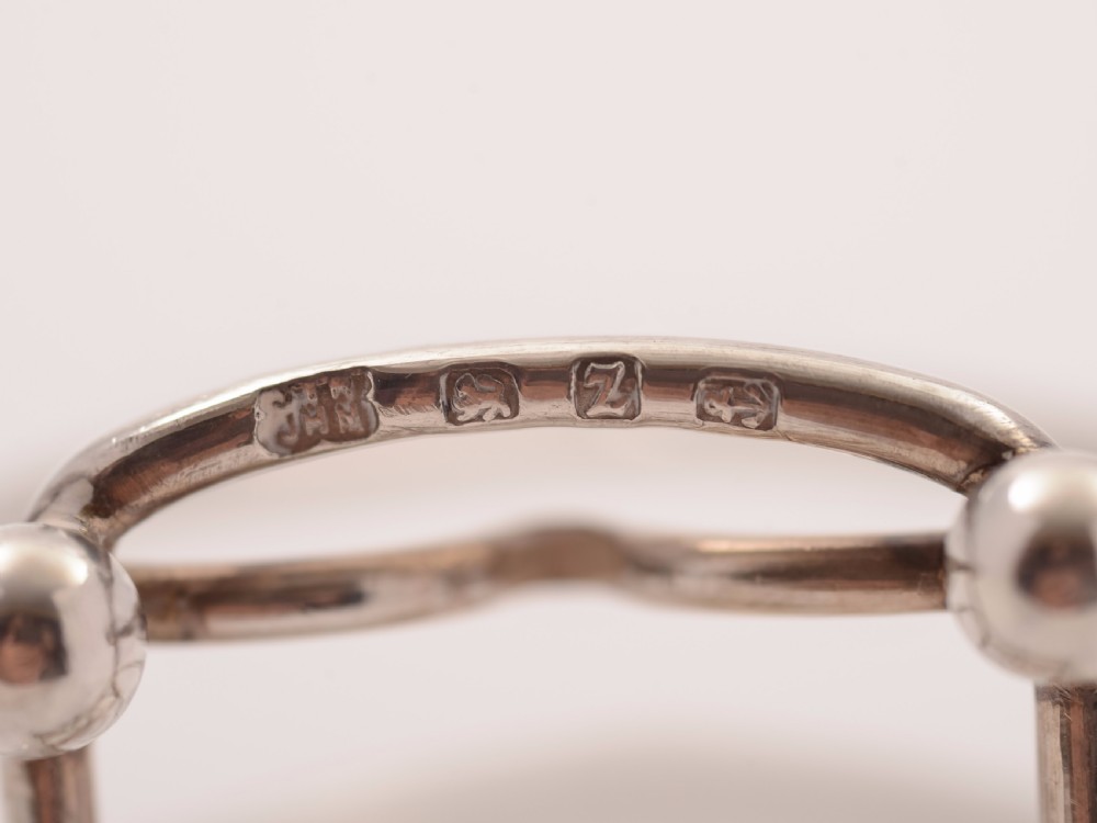 Victorian Pair of Silver Toast Racks, Birmingham 1899 View IV