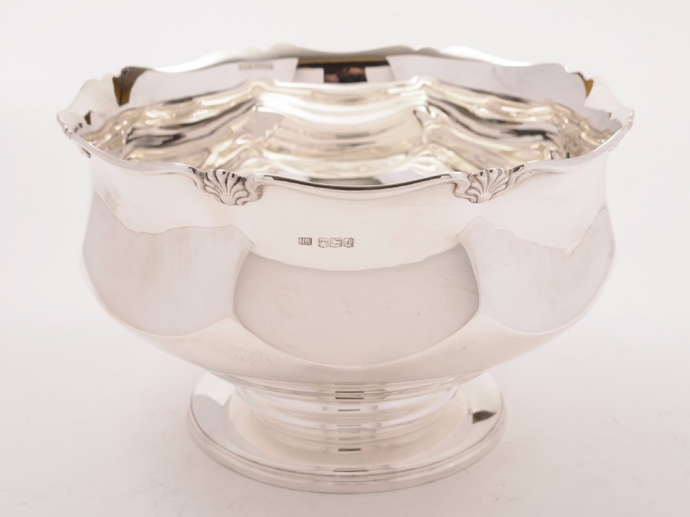 Silver Pedestal Bowl, Sheffield 1921