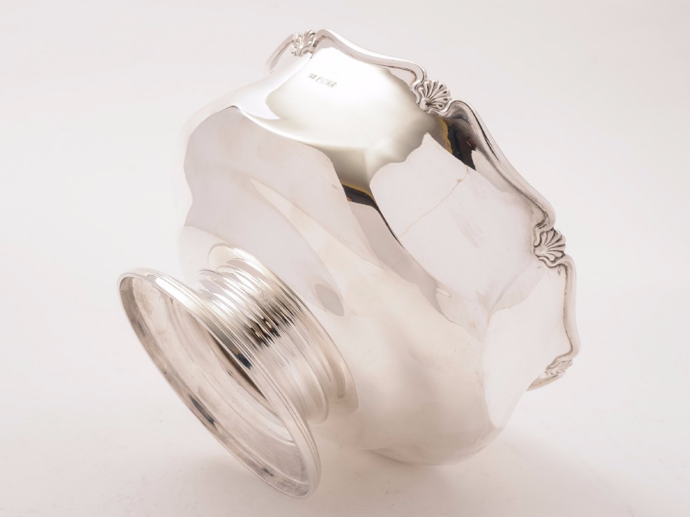 Silver Pedestal Bowl, Sheffield 1921 View II