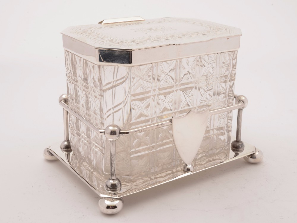 Victorian Biscuit Box, Circa 1880