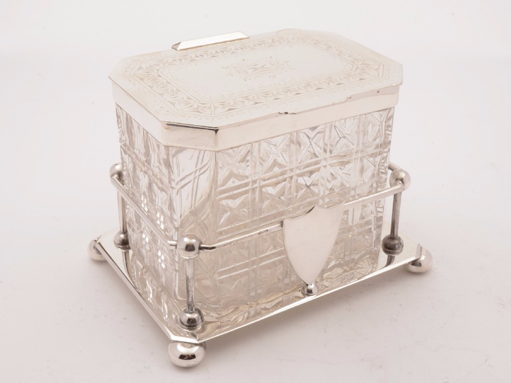 Victorian Biscuit Box, Circa 1880 View II