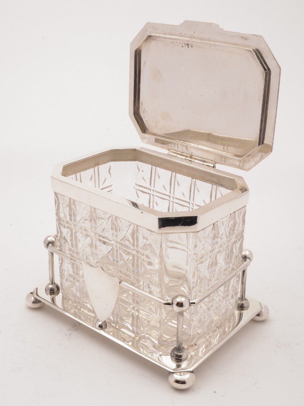 Victorian Biscuit Box, Circa 1880 View III