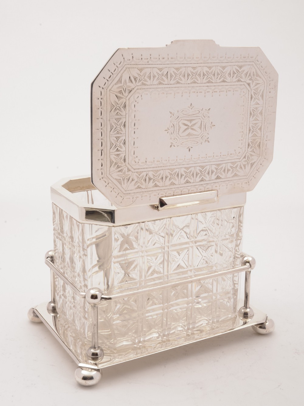 Victorian Biscuit Box, Circa 1880 View IV