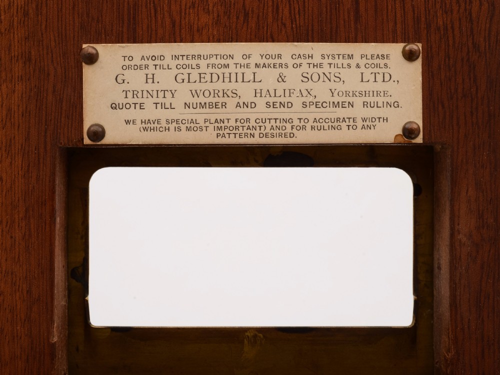 Edwardian Mahogany Shop Till, Circa 1905 View VI