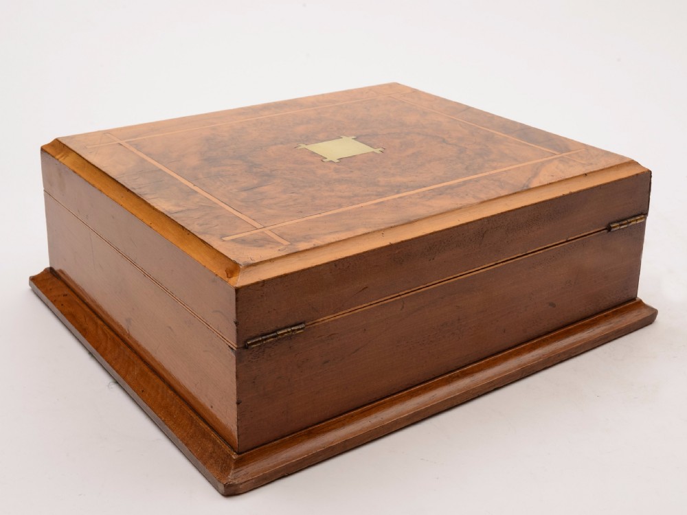 Edwardian Burr Walnut Jewellery Box, Circa 1905 View II