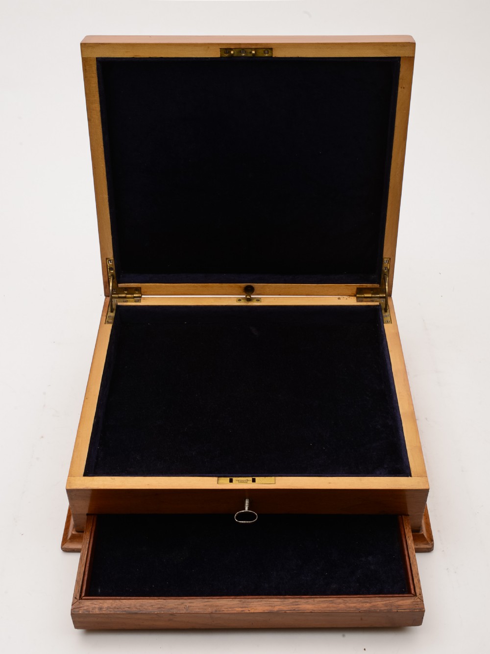 Edwardian Burr Walnut Jewellery Box, Circa 1905 View III