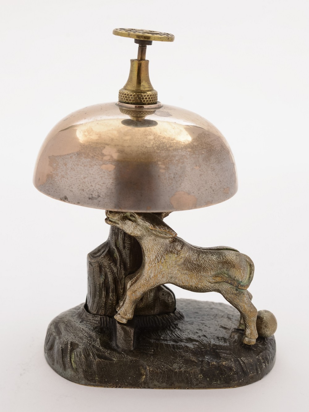 Novelty American Donkey Table Bell, Circa 1900