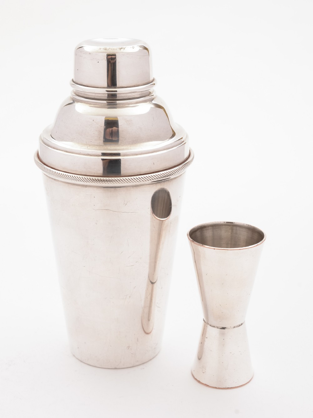 Art Deco Cocktail Shaker With Measure, Circa 1930
