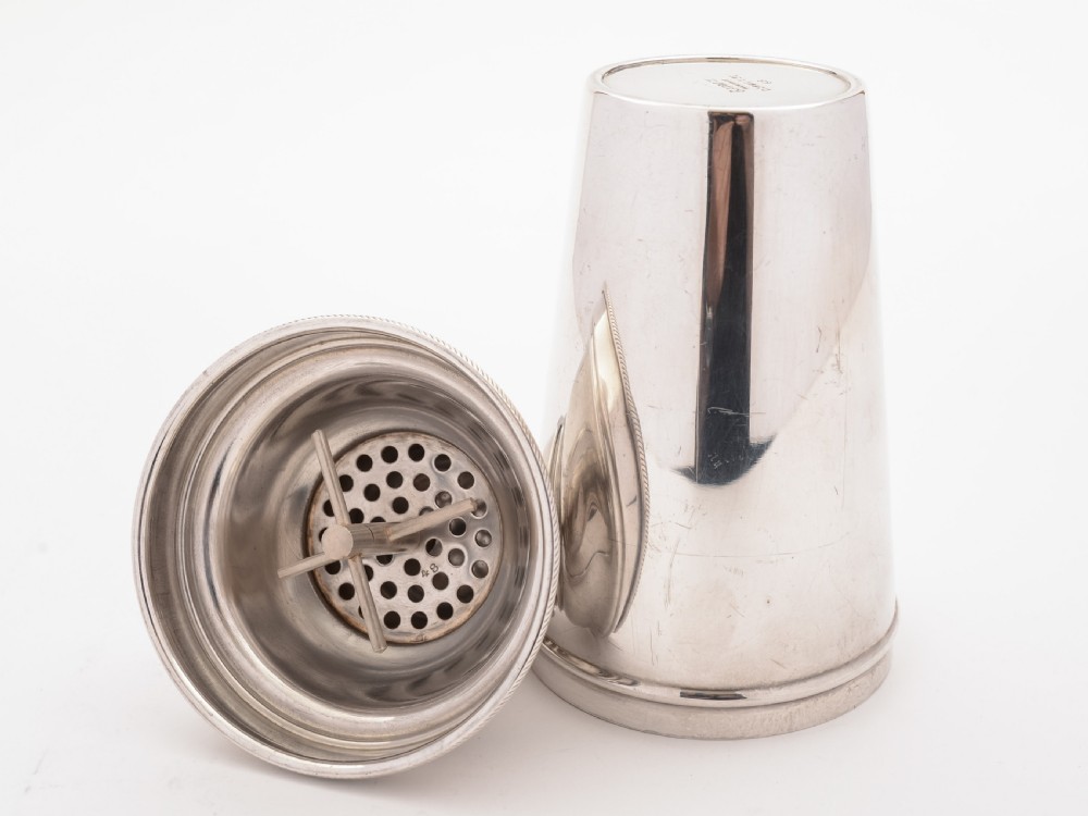 Art Deco Cocktail Shaker With Measure, Circa 1930 View III