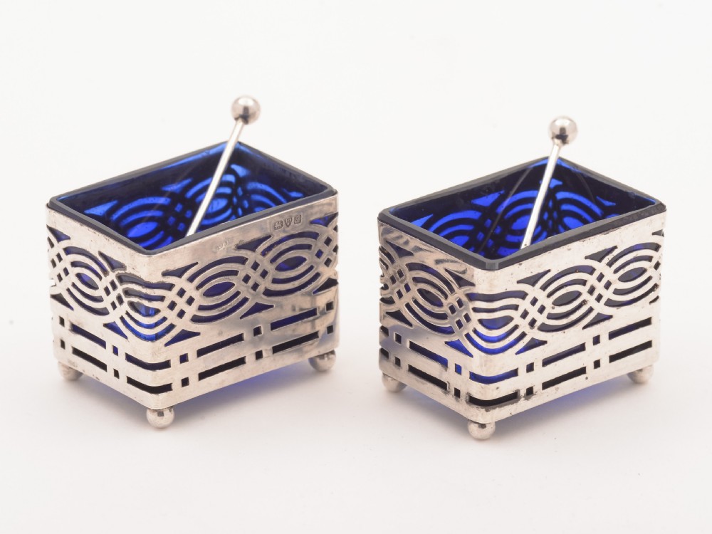 Pair of Silver Salts, Chester 1912