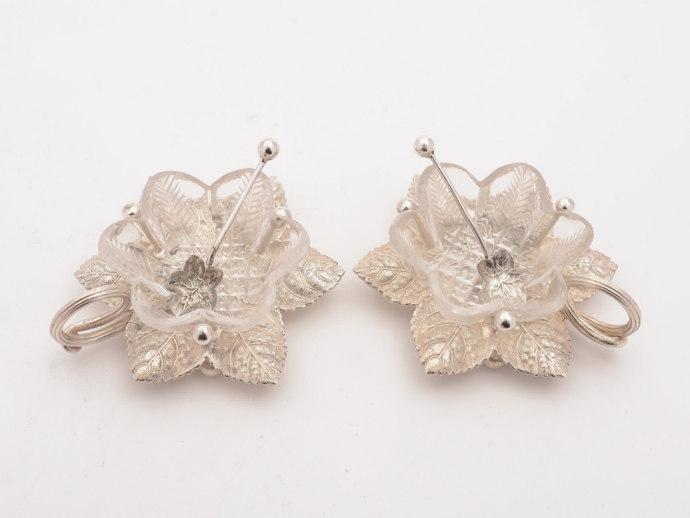 Pair of Elkington Silver Plated Salts, 1892