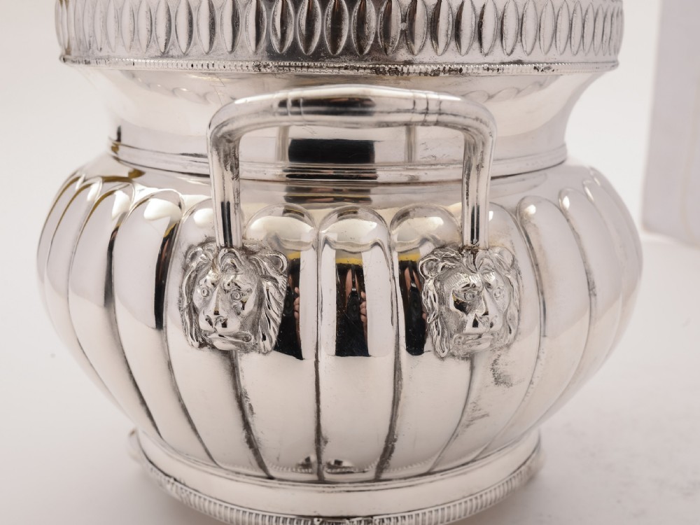 Georgian Sheffield Plated Champagne Bucket View V