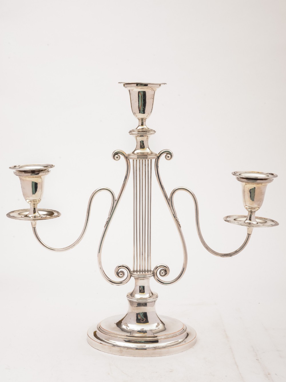 Pair of Georgian Sheffield Plated Candelabras View IV