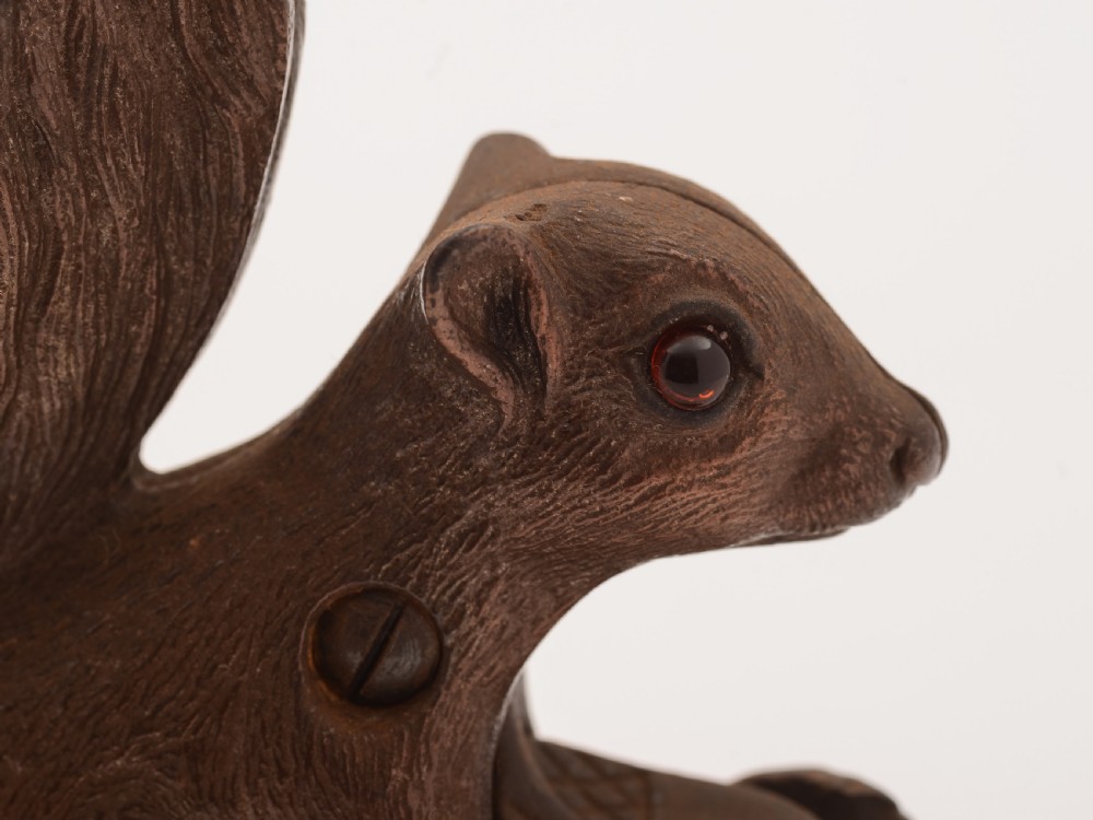 Cast Iron Squirrel Nutcracker, Circa 1900 View VI