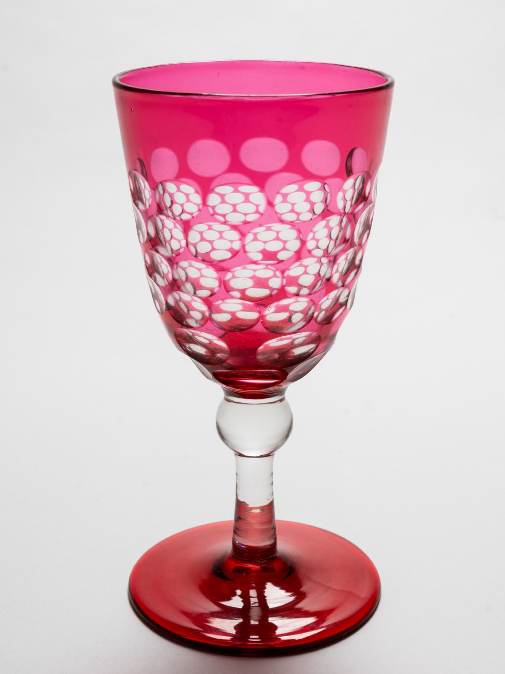 Victorian Set of 6 Wine Glasses, Circa 1890 View III
