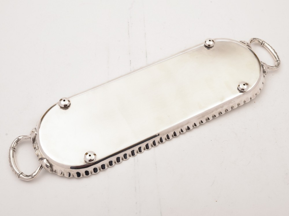 WMF Silver Plated Serving Tray, Circa 1900 View II