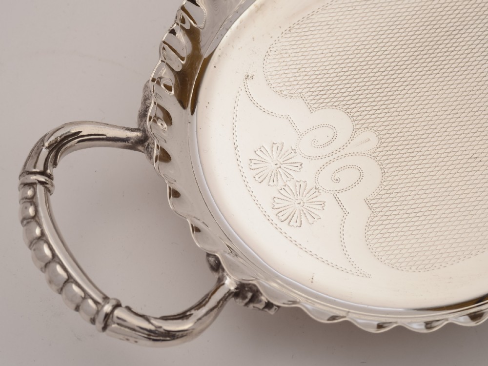 WMF Silver Plated Serving Tray, Circa 1900 View IV