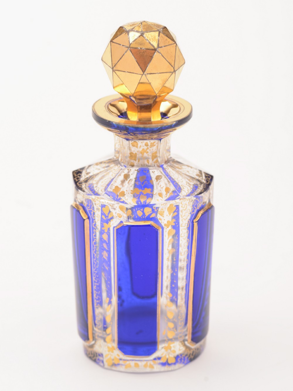 Cut Glass Scent Bottle, Circa 1890