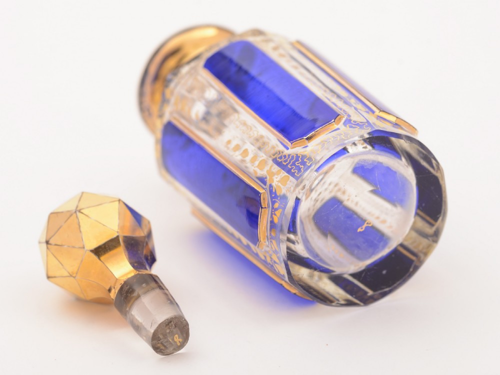 Cut Glass Scent Bottle, Circa 1890 View II