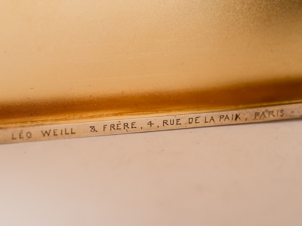 French Silver Art Deco Card Case, Circa 1930 View VIII