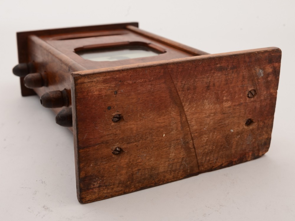 Edwardian Mahogany Desk Calendar, Circa 1900 View III