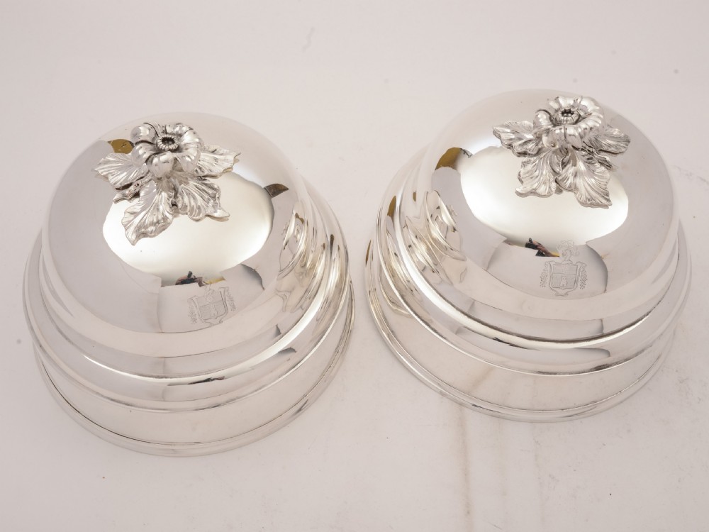 Pair of Christofle Food Covers, Circa 1900 View III